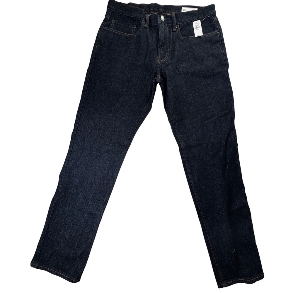 Gap Mens GapFlex Slim Fit Jeans Dark Indigo Blue 31x30 NWT